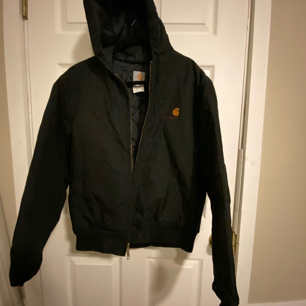 Carhartt Men's Black Hooded Jacket
